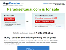 Tablet Screenshot of paradisekauai.com